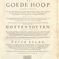 Naaukeurige en uitvoerige beschryving van Kaap de Goede Hoop